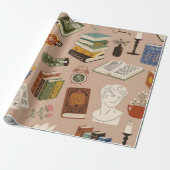 Buchmuster Geschenkpapier (Ungerollt)