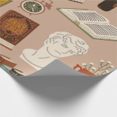 Buchmuster Geschenkpapier (Ecke)