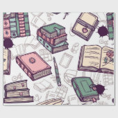 Buchmuster Geschenkpapier (Flach)