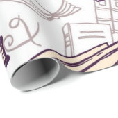Buchmuster Geschenkpapier (Rolleneckpunkt)