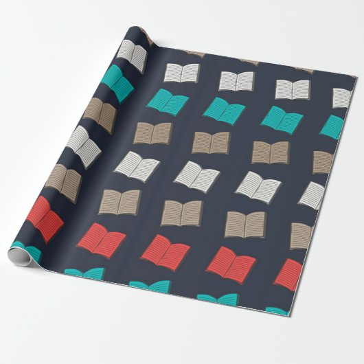 Buchmuster Geschenkpapier (Ungerollt)