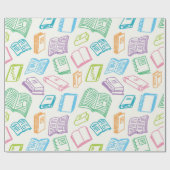 Buchmuster Geschenkpapier (Flach)