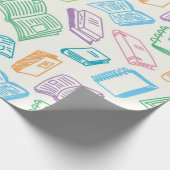 Buchmuster Geschenkpapier (Ecke)