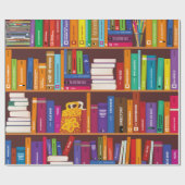 Buchmuster Geschenkpapier (Flach)