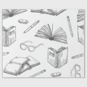 Buchmuster Geschenkpapier (Flach)