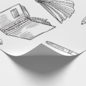 Buchmuster Geschenkpapier (Ecke)