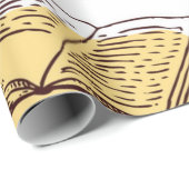Buchmuster Geschenkpapier (Rolleneckpunkt)