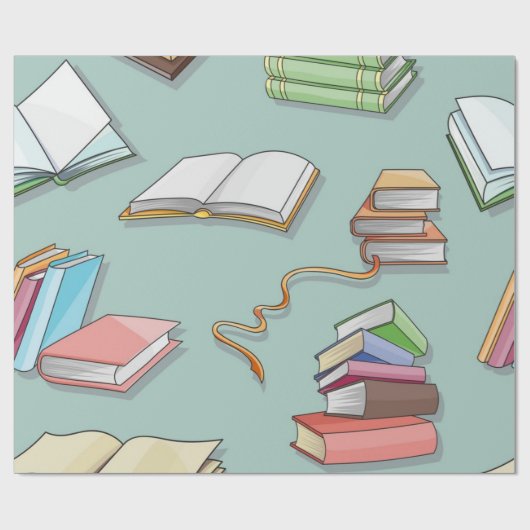 Buchmuster Geschenkpapier (Flach)