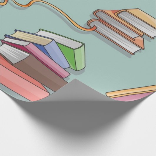 Buchmuster Geschenkpapier (Ecke)