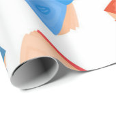 Buchmuster Geschenkpapier (Rolleneckpunkt)