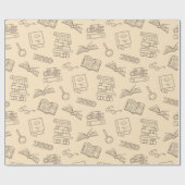 Buchmuster Geschenkpapier (Flach)