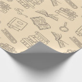 Buchmuster Geschenkpapier (Ecke)