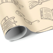 Buchmuster Geschenkpapier (Rolleneckpunkt)