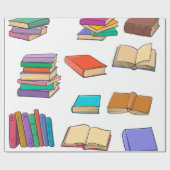 Buchmuster Geschenkpapier (Flach)