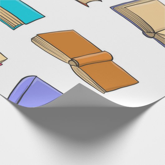 Buchmuster Geschenkpapier (Ecke)