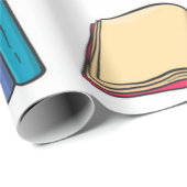 Buchmuster Geschenkpapier (Rolleneckpunkt)