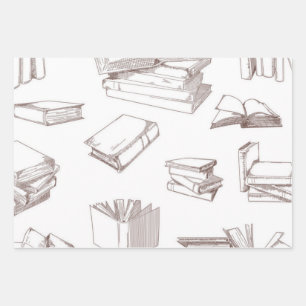 Buchmuster Geschenkpapier Set