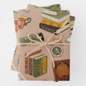 Buchmuster Geschenkpapier Set (Beispiel)