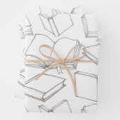 Buchmuster Geschenkpapier Set (Beispiel)