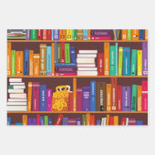 Buchmuster Geschenkpapier Set (Vorderseite 2)