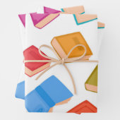 Buchmuster Geschenkpapier Set (Beispiel)