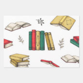Buchmuster Geschenkpapier Set (Vorderseite 3)