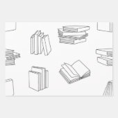 Buchmuster Geschenkpapier Set (Vorderseite 3)