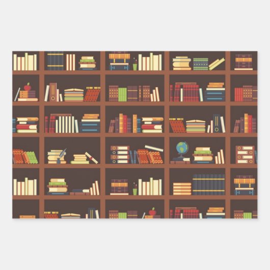 Buchmuster Geschenkpapier Set (Vorderseite 3)