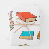 Buchmuster Geschenkpapier Set (Beispiel)