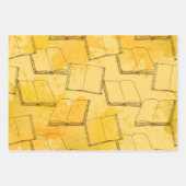 Buchmuster Geschenkpapier Set (Vorderseite 3)