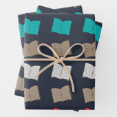 Buchmuster Geschenkpapier Set (Beispiel)