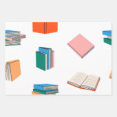 Buchmuster Geschenkpapier Set (Vorderseite 2)