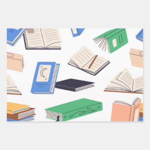 Buchmuster Geschenkpapier Set