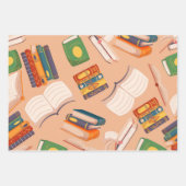 Buchmuster Geschenkpapier Set (Vorderseite 3)