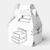 Buchmuster Geschenkschachtel (Rückseite)