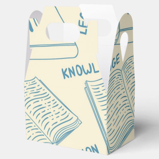 Buchmuster Geschenkschachtel (Geöffnet)