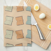 Buchmuster Geschirrtuch (Viertel Falte)