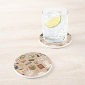 Buchmuster Getränkeuntersetzer (Seite)