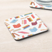 Buchmuster Getränkeuntersetzer (Linke Seite)