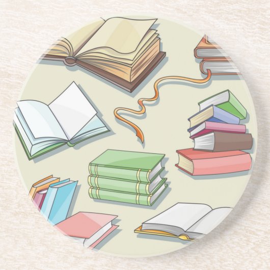 Buchmuster Getränkeuntersetzer (Vorne)