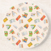 Buchmuster Getränkeuntersetzer (Vorne)