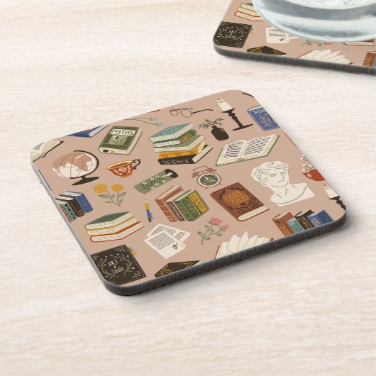 Buchmuster Getränkeuntersetzer (Linke Seite)