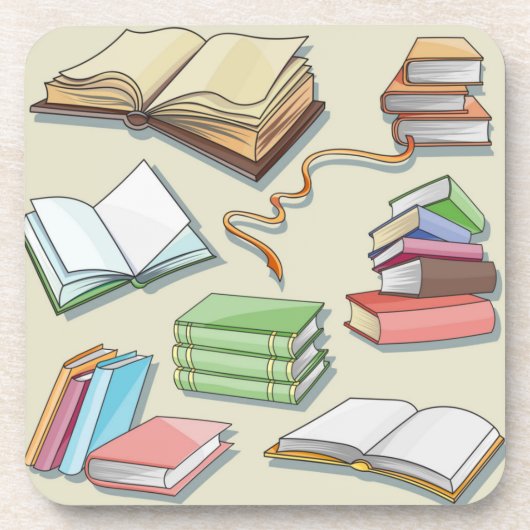 Buchmuster Getränkeuntersetzer (Vorderseite)