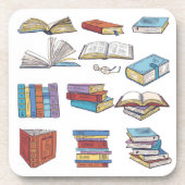 Buchmuster Getränkeuntersetzer (Vorderseite)