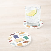 Buchmuster Getränkeuntersetzer (Seite)