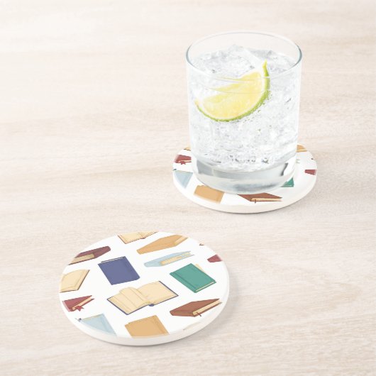 Buchmuster Getränkeuntersetzer (Seite)