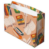 Buchmuster Große Geschenktüte (Rückseite Schrägansicht)