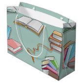 Buchmuster Große Geschenktüte (Rückseite Schrägansicht)
