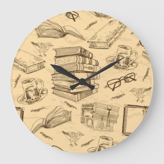 Buchmuster Große Wanduhr (Vorderseite)