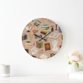 Buchmuster Große Wanduhr (Zuhause)